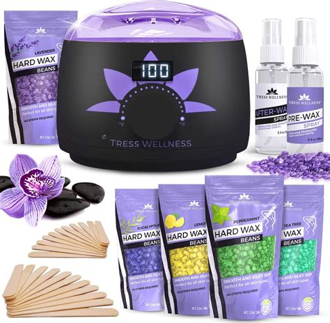 amazon home waxing kit wax warmer hair removal waxing kit professional at home waxing kit