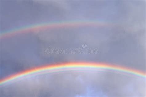 Stunning Natural Double Rainbows Plus Supernumerary Bows Seen At A Lake