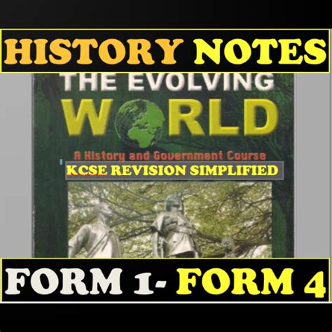 Updated Download History Notes Form 1 4 Kcse Standards Android App