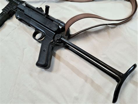 Replica Ww2 German Mp40 Semi Automatic Machine Pistol Gun By Denix Jb
