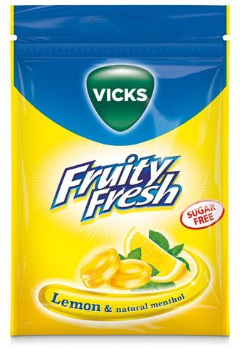 Köp Vicks Fruityfresh Lemon And Natural Menthol 72 G
