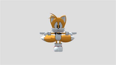 Sonic Mania Adventures Tails Classic Download Free 3d Model By