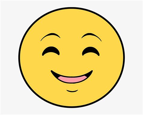 How To Draw Happy Face Emoji Smiley Face Transparent Png 680x678