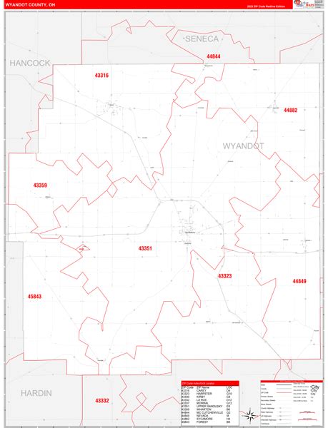 Maps Of Wyandot County Ohio