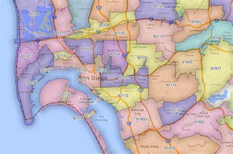 La City Map By Zip Code
