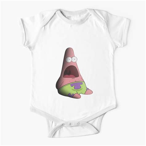Patrick Star Baby One Piece By Immortalsushi Redbubble