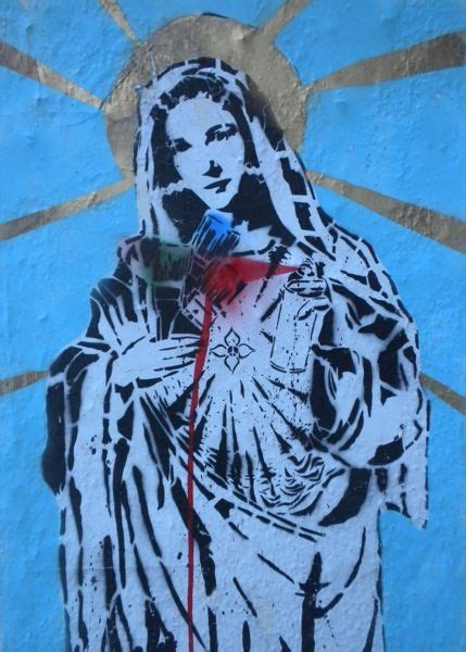 Street Art By Free Humanity Art Peinture Religieuse