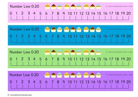 Free Printable Number Line To 20