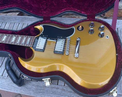 2015 Gibson 1961 Sg Standard Made To Measure Custom Color Gold