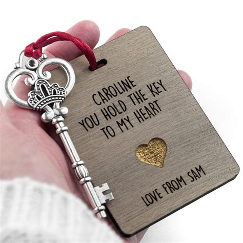 Maybe you would like to learn more about one of these? PERSONALISED THE KEY MY HEART KEEPSAKE | Personalized ...