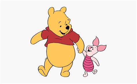 Winnie The Pooh And Piglet Cartoon Hd Png Download Transparent Png