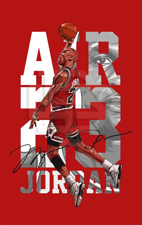 Michael Jordan Vector Art Behance Behance