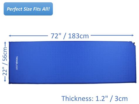 Made with density rebound sponge, this camping mattress offers great resilience and constant support to keep your mattress types: Trekology Self Inflating Sleeping Pad Inflatable Camping ...