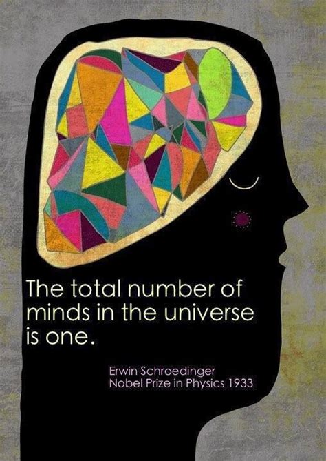 The Total Number Of Minds In The Universe Is One Erwin Schroedinger