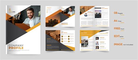 8 Page Professional Company Profile Design On Behance