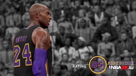 Kobe Bryant Has The Lowest Nba 2k Rating Of His Career Slamonline