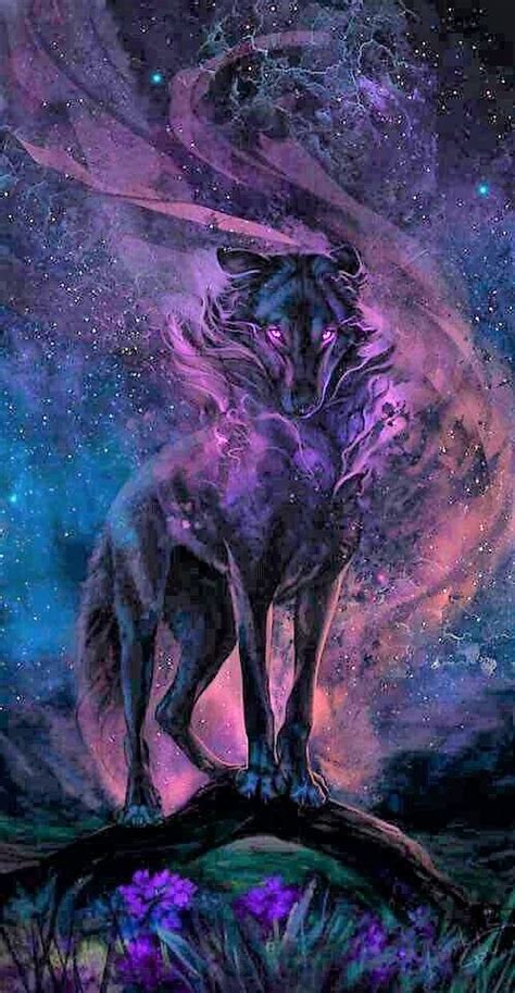 Pin By Moonkat On Wolf Art Mythical Creatures Art Spirit Animal Art