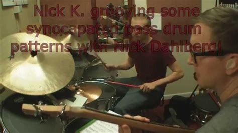 Nicks Drum Lessons Nick K Grooving Bass Drum Youtube
