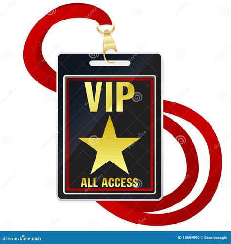 Vip Pass Vector Illustration 18569090