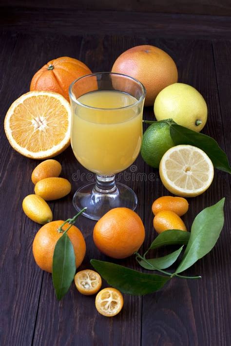 Fresh Orange Juice Stock Photo Image Of Drink Leaf 49729190