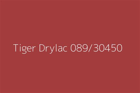 Tiger Drylac 089 30450 Color HEX Code