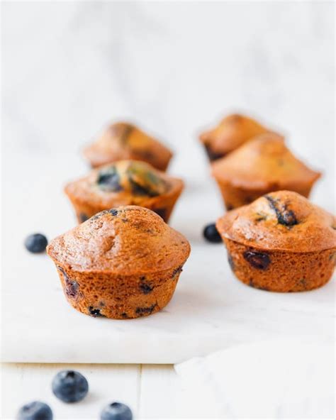 Blueberry Muffins With Frozen Blueberries And Sour Cream Recipe Cart