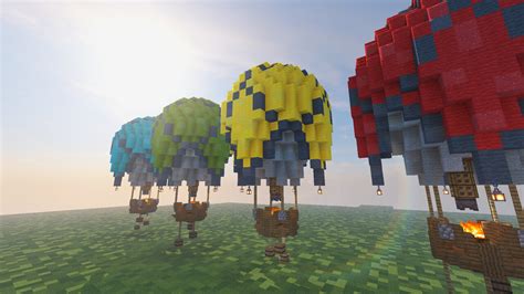 Fantasy Hot Air Balloon Collection Minecraft Map