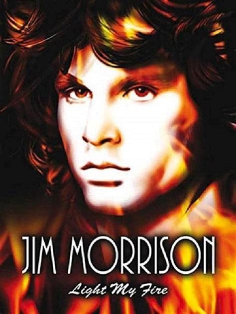 Jim Morrison Light My Fire Metalen Wandbord 30 X 40 Cm