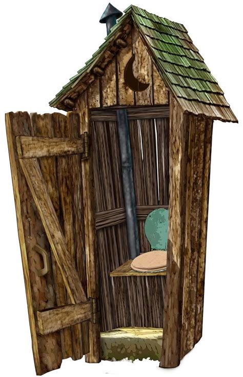 Outhouse By Marcgosselin On Deviantart In 2020 House Clipart Cabin