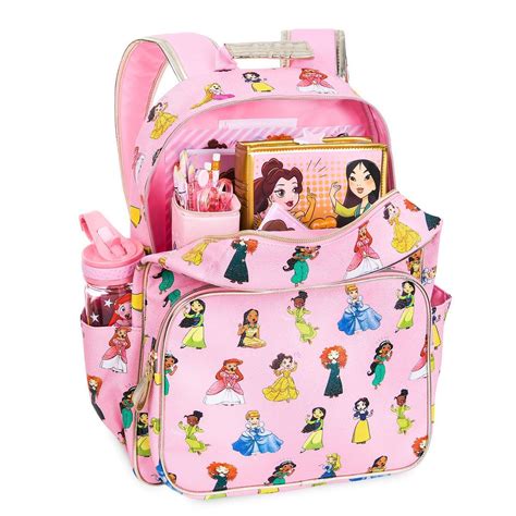 Disney Princess Backpack Personalized Pink Backpack Laptop Backpack