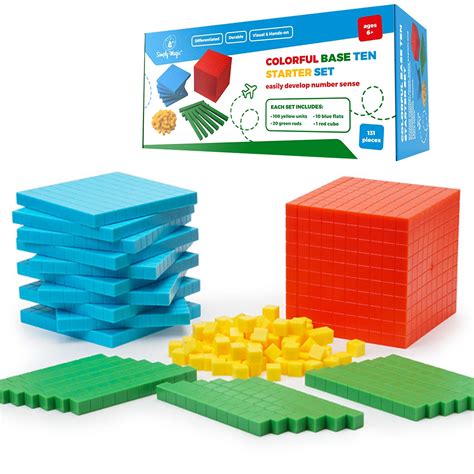 Buy 131 Pcs Simply Magic Base Ten Blocks For Math Place Value Blocks