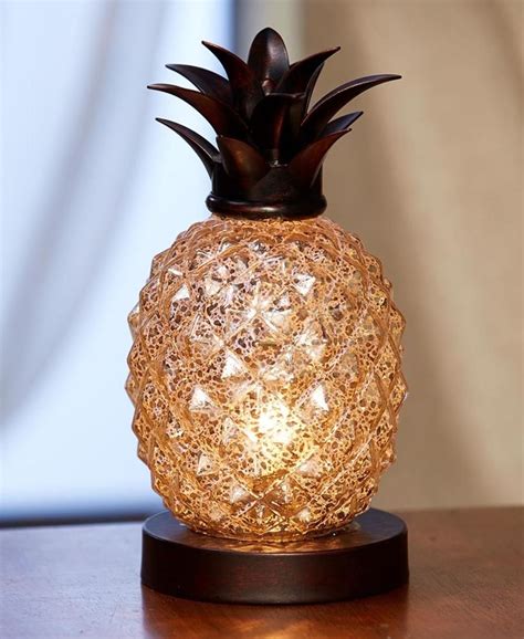 Pineapple Glass Table Lamp Details By The Lakeside Collection