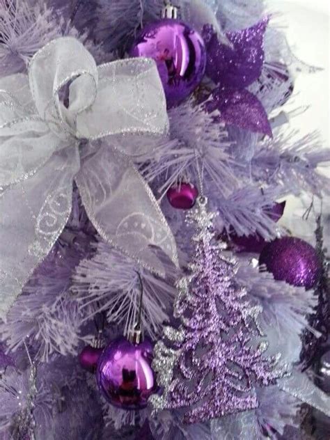 Elegant Purple Christmas Tree Purple Christmas Purple Christmas