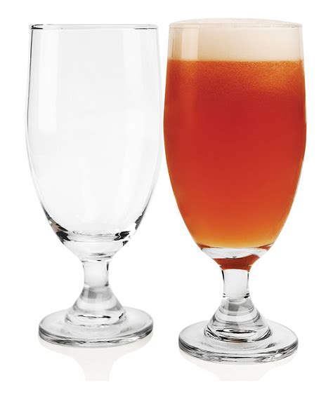 Footed 20 Oz Beer Glass Set Of Four Beer Glass Set Beer Glass Glass
