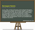 Breve biografía de Berenguer Ramón (Conde de Provenza)