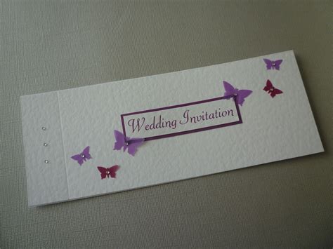 You can even personalize your invitation by including a photo of you. Cheque-book style Butterfly wedding invitation | Butterfly wedding invitations, Wedding ...
