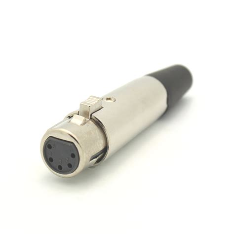 $3.49 - 5 Pin XLR Female Connector - Tinkersphere