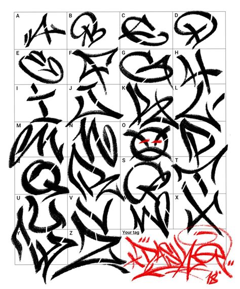 Letras De Abecedario En Graffiti Como Podemos Ver Existen Diferentes Tipos De Graffitis Letras Y