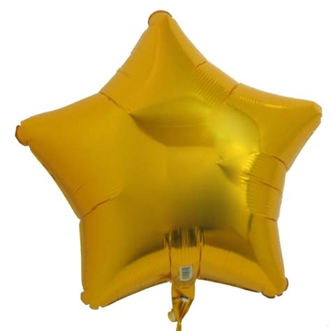 Balloon Foil 20in Gold Star Pk1 Unique