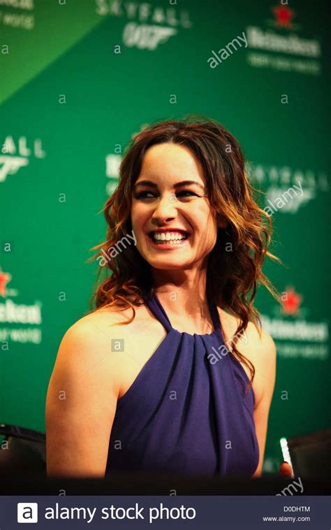 Johannesburg South Africa November 22 French Actress Berenice Marlohe At A Press Conference