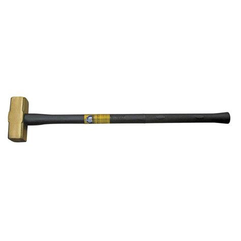 Klein Tools 10 Lbs Brass Sledge Hammer 7hbrfrh10 The Home Depot