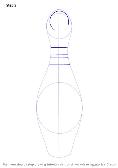 Learn How To Draw A Bowling Pin Other Sports Step By Step Drawing