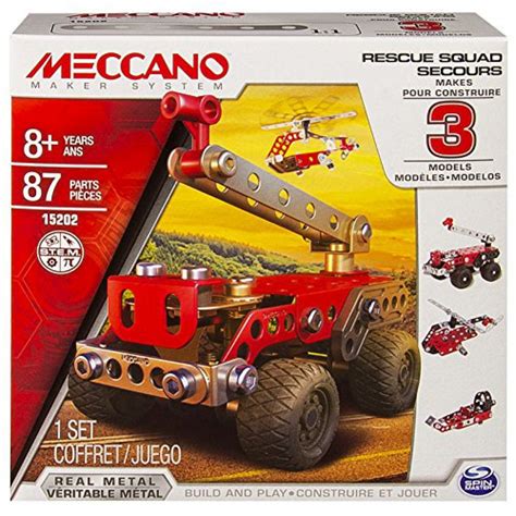 Meccano 3 Model Set Rescue Styles Vary Toptoy