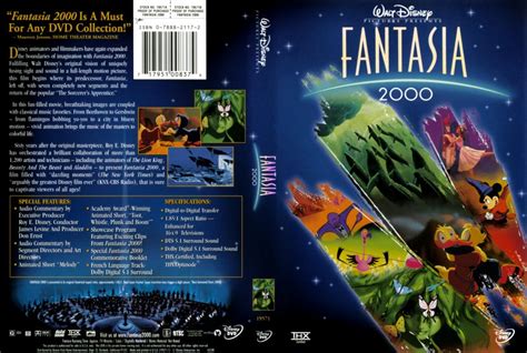 Fantasia 2000 Movie Dvd Scanned Covers 81fantasia2000 Scan Hires