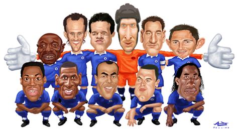 Shop chelsea fc home, away and third kits and shirts at nike.com. Chelsea F.C. By Alex Pereira | Sports Cartoon | TOONPOOL