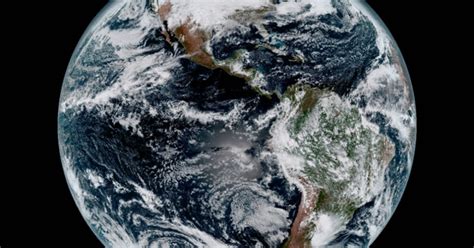 Goes 16 New Satellite Views Earth For 1st Time