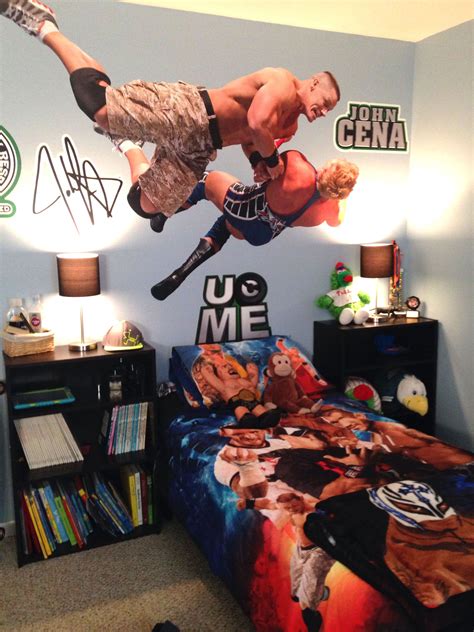 John Cena Shoulder Block Fathead Wall Decal Wwe Bedroom Decor Boys