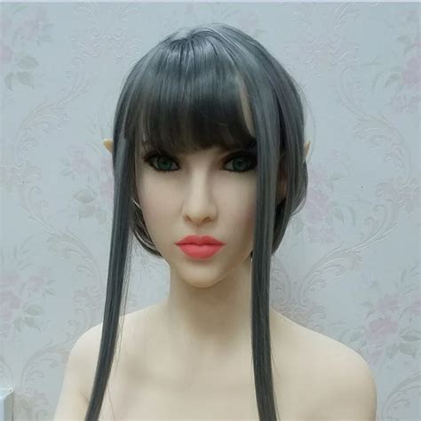 buy 108 elf silicone sex doll head for big size oral love dolls 135cm 140cm