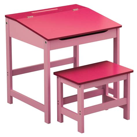 This ergonomic design helps children to have a. STUDY DESK AND CHAIR SET / School Drawing Homework Table ...