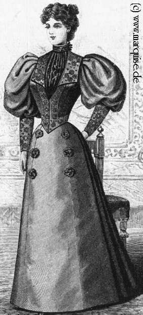 Suit For Young Ladies February 1895 Gorgeous Clothes 1900 Fashion